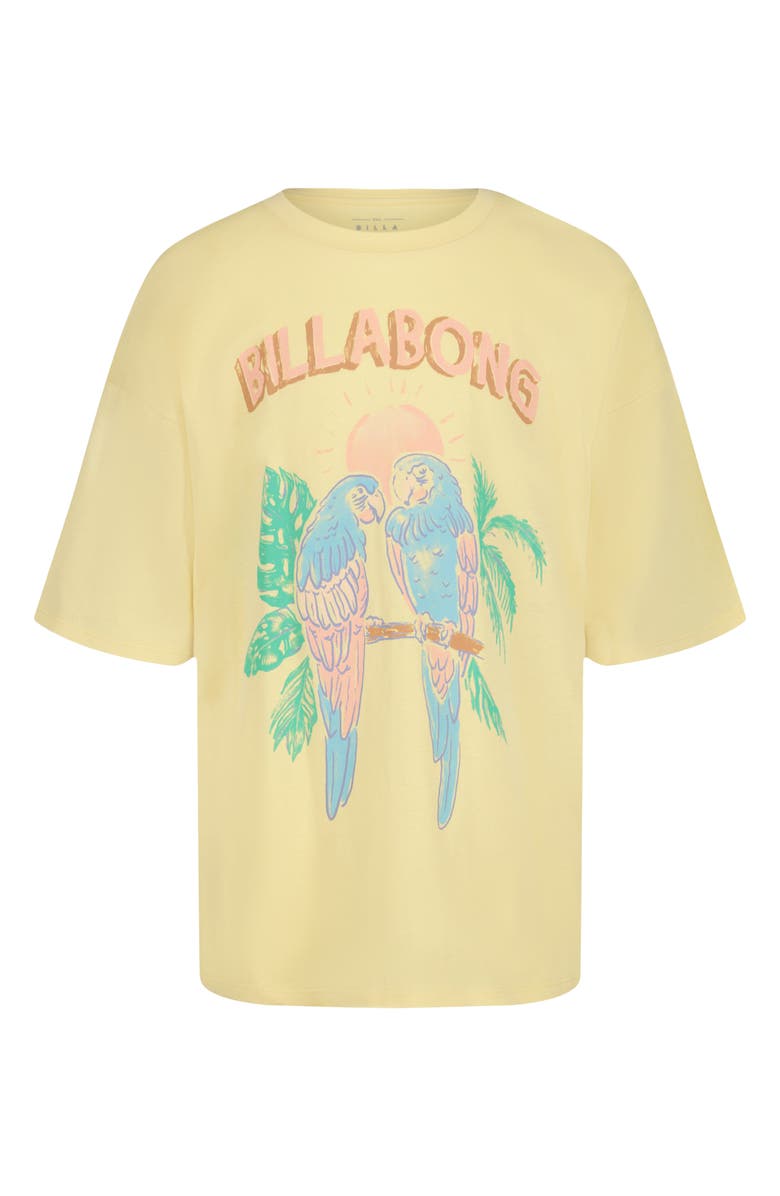 Billabong Kids' Parrot Oversize Graphic T-Shirt, Main, color, Fresh Squeezed