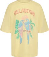 Billabong Kids' Parrot Oversize Graphic T-Shirt