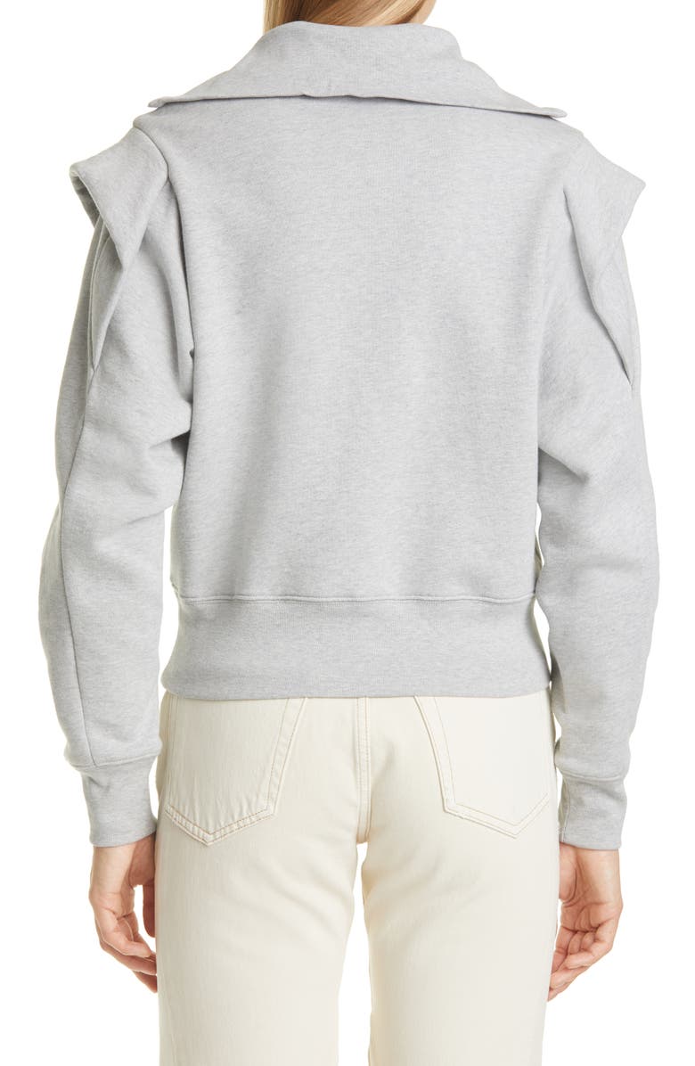 FRAME Sporty Half-Zip Sweatshirt, Alternate, color, 