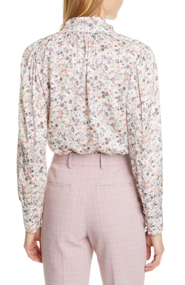 Tailored by Rebecca Taylor Confetti Silk Blend Blouse, Alternate, color, 