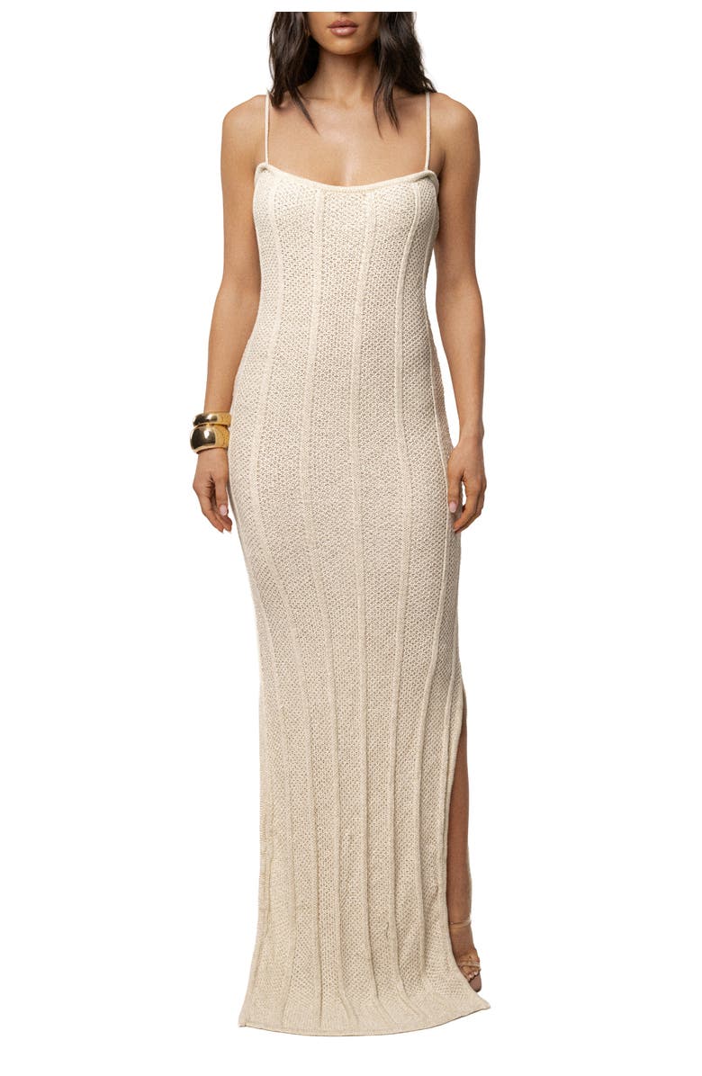 JLUXLABEL Cabana Views Crochet Dress, Alternate, color, Ivory