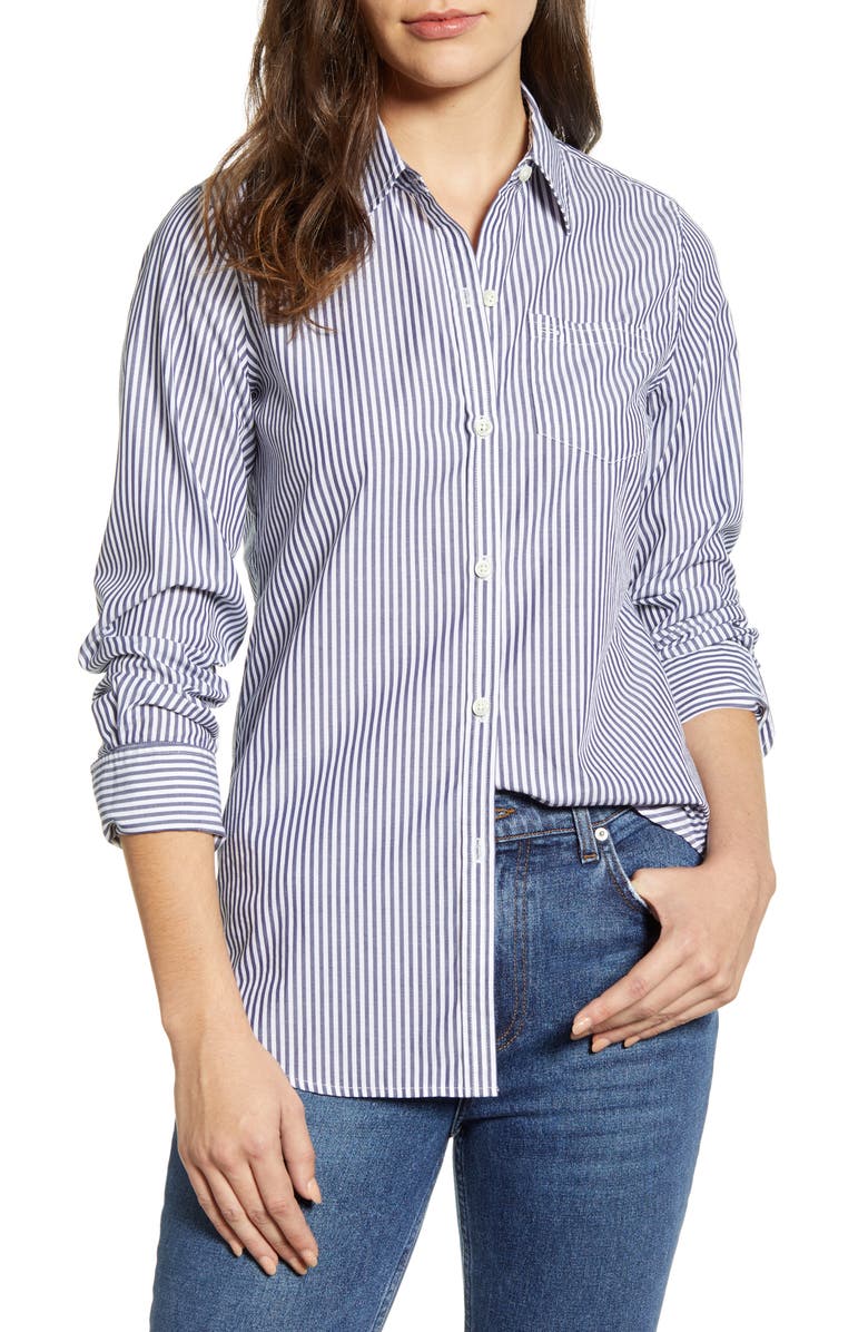 Alex Mill Standard Stripe Shirt, Main, color, 
