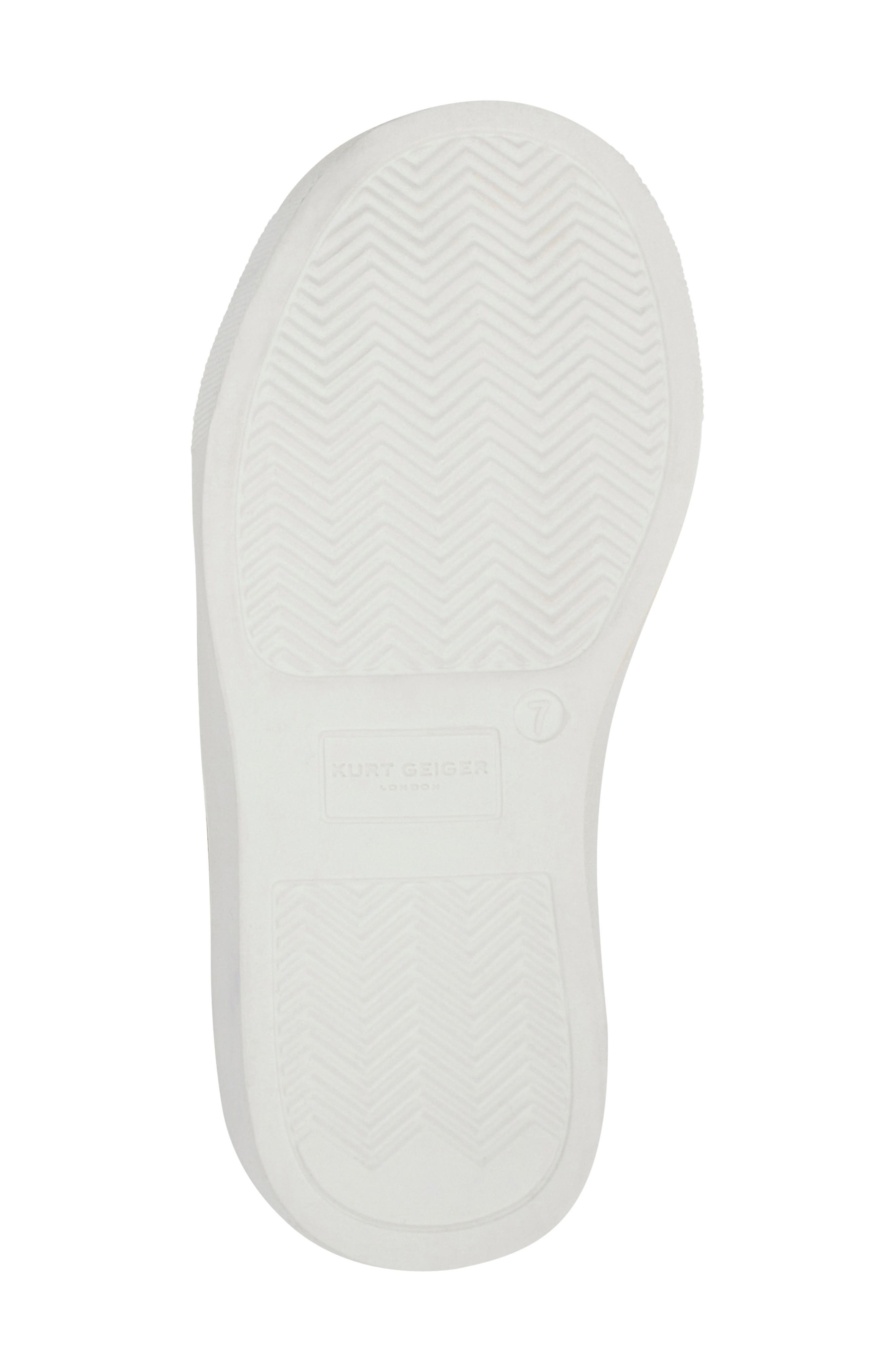 Kurt Geiger London Kids' Mini Luckson Heart Platform Sneaker, Alternate, color, Gold