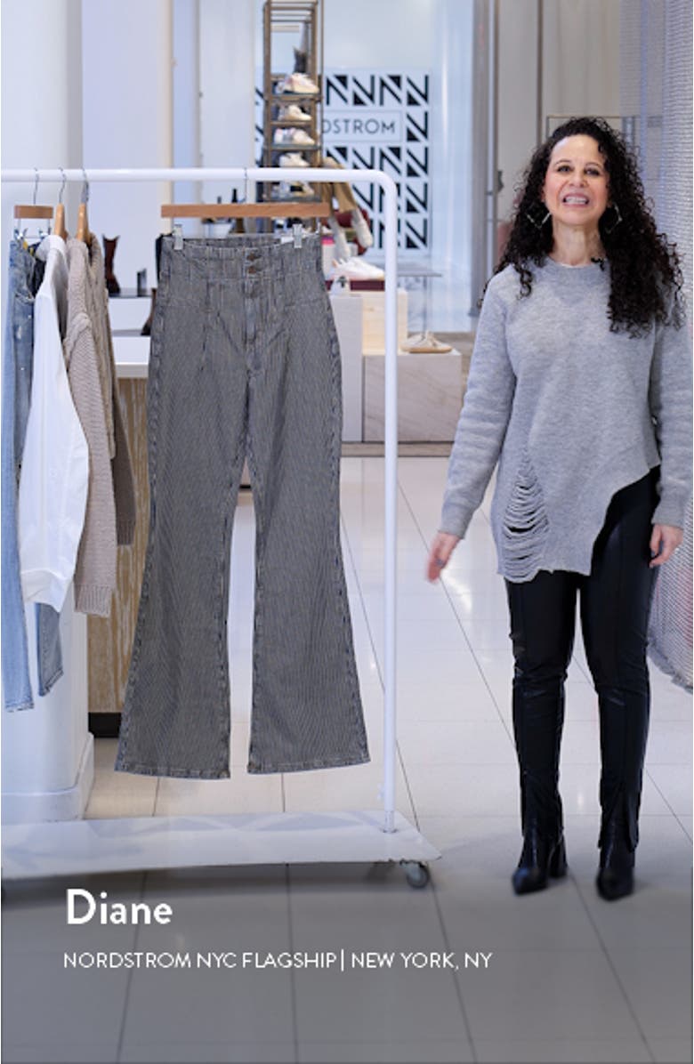 Jayde Railroad High Waist Flare Jeans, sales video thumbnail
