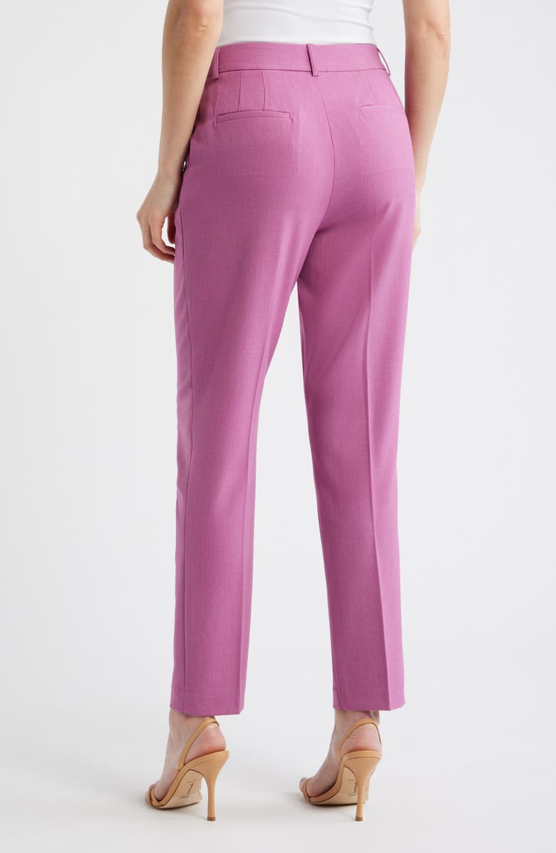 Tahari ASL Classic Tapered Pants, Alternate, color, Rosette