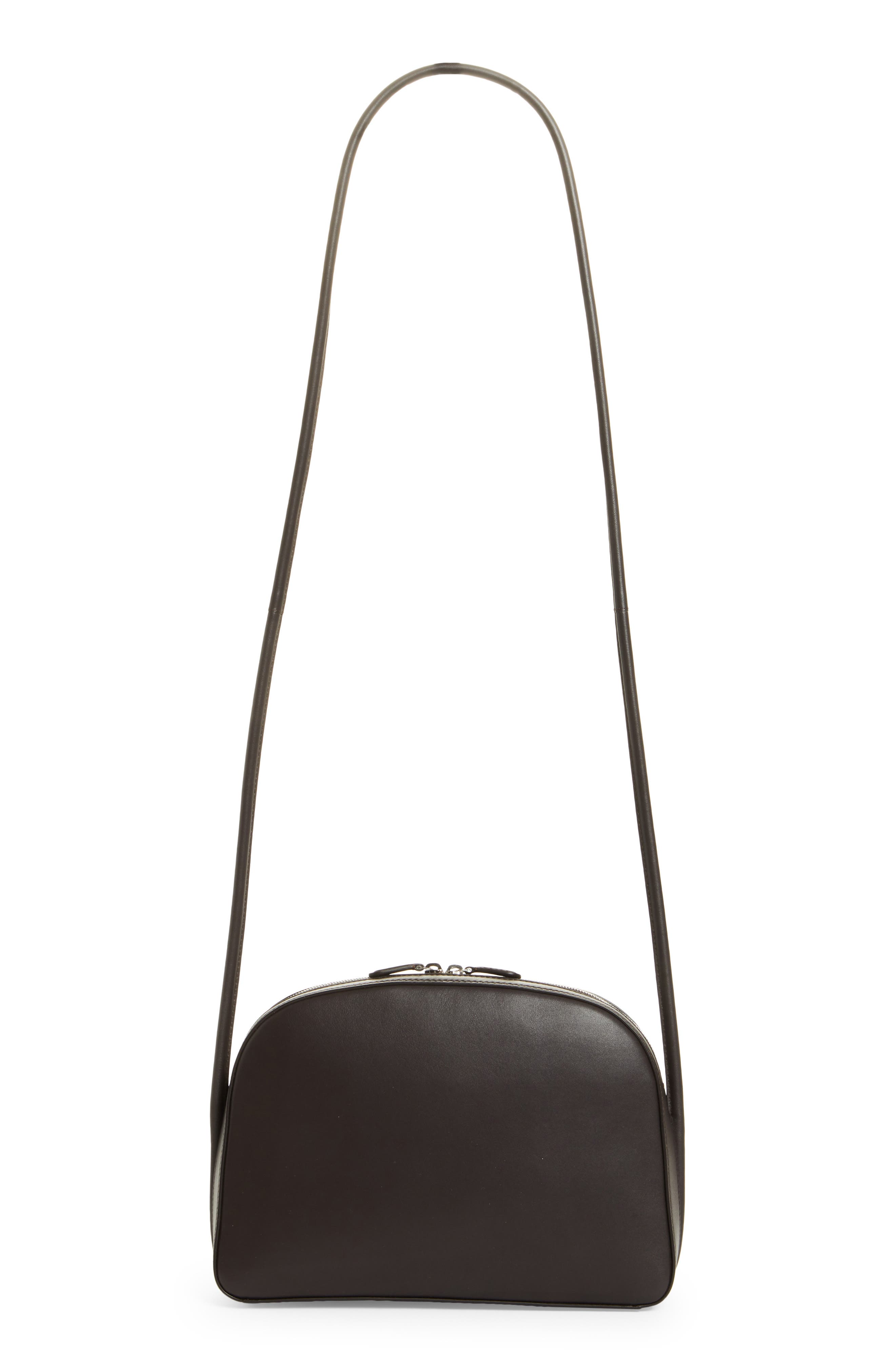 The Row Single Mignon Leather Crossbody Bag, Alternate, color, 