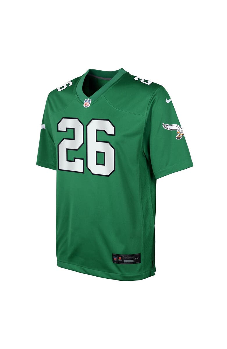 Nike Youth Nike Saquon Barkley Kelly Green Philadelphia Eagles Game Jersey, Alternate, color, Kelly Green