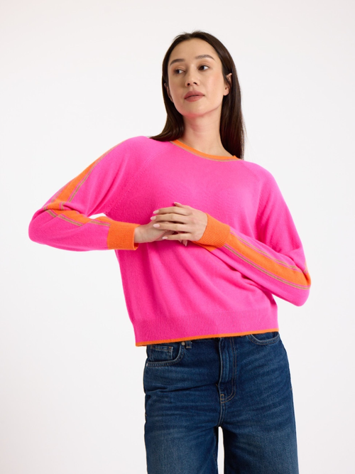 Brodie Pure Cashmere Cashmere Long Sleeve Crew Neck Jumper