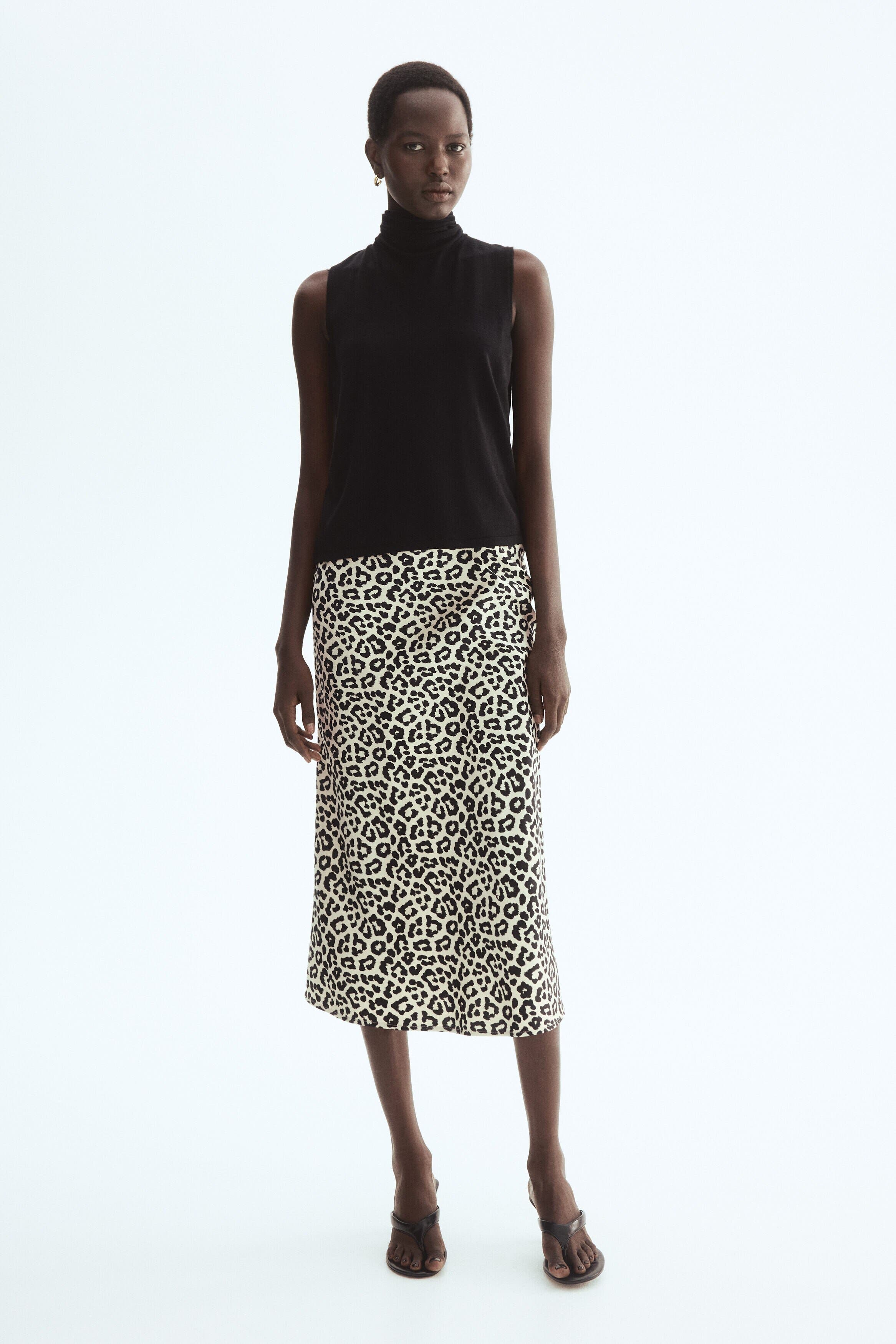selected Cream/leopard print