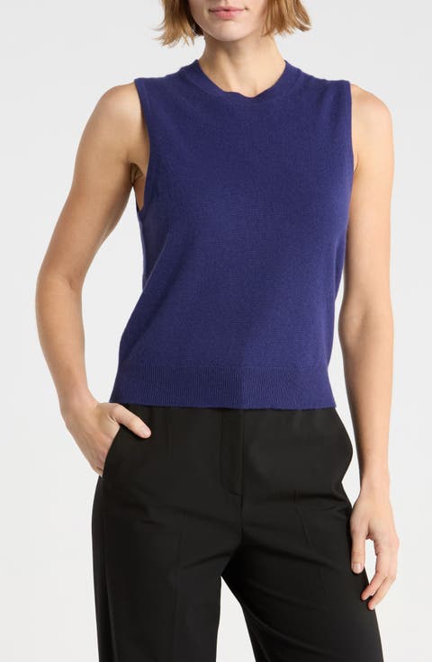 Cashmere Sleeveless Sweater