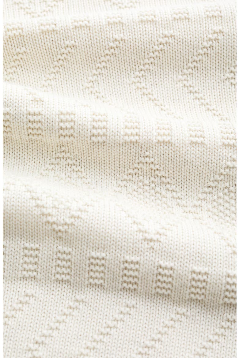 Kinter Organic Cotton Crewneck Sweater, Alternate, color, CHALK