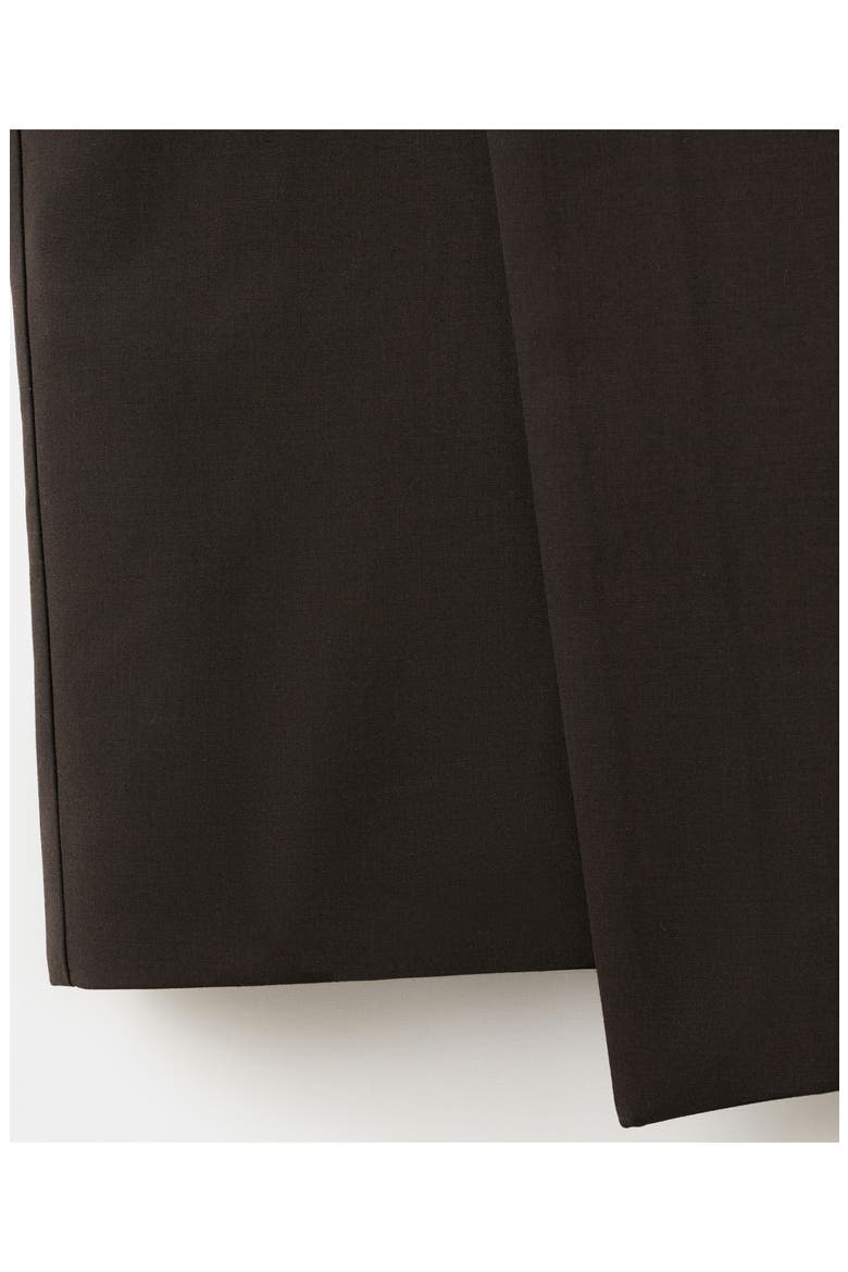 Wrap Pencil Skirt, Alternate, color, CHOCOLATE