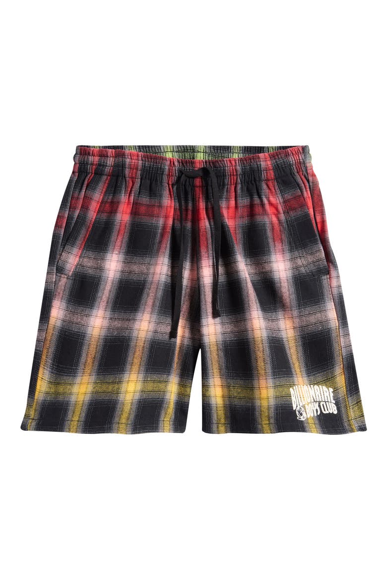 BB Vinyls Drawstring Knit Shorts, Alternate, color, BLACK