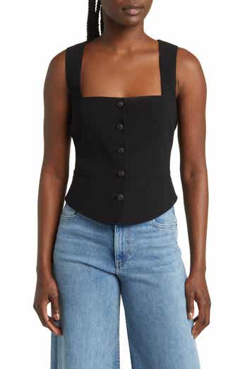Mariana Crepe Vest