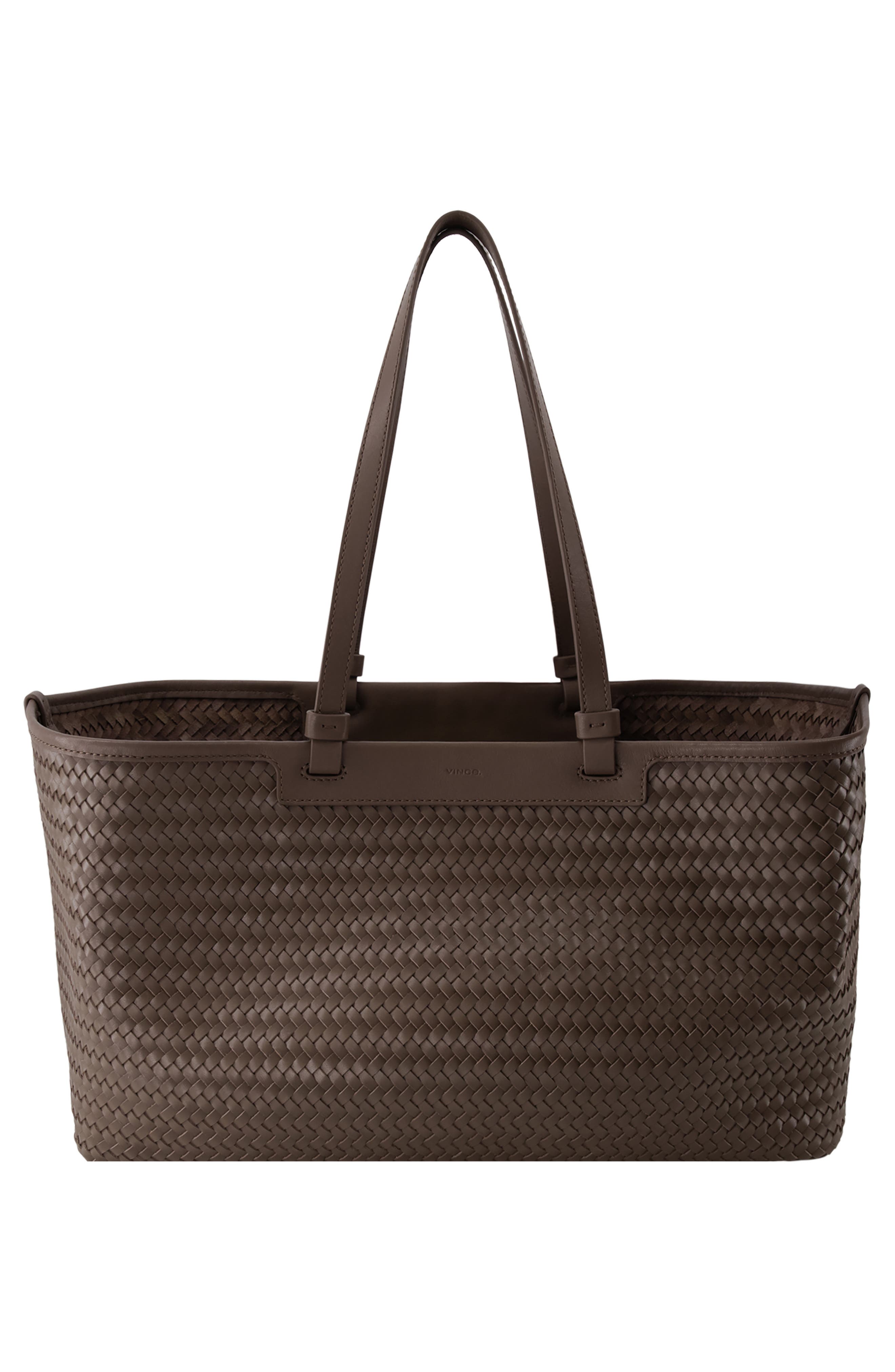 Marin East/West Woven Leather Tote, Alternate, color, DATE