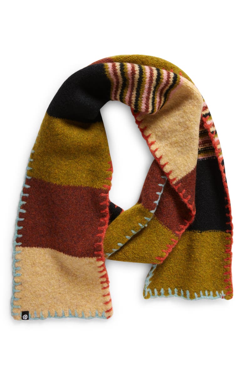 YanYan Softi Stripe Stretch Wool Blend Scarf, Alternate, color, 