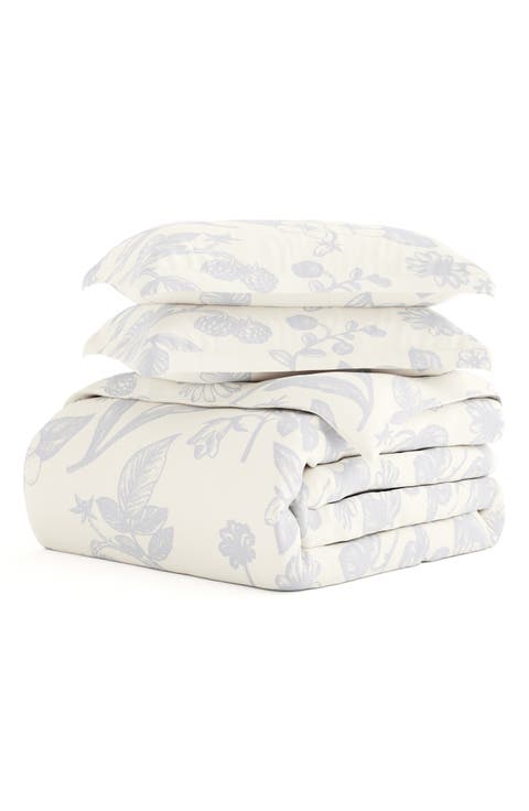 Premium Ultra Soft Garden Pattern 3-Piece Duvet Cover Set