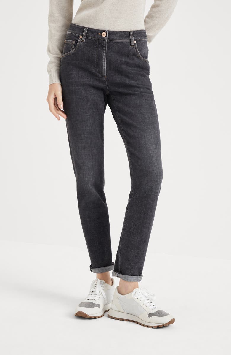 Brunello Cucinelli Slim trousers, Alternate, color, 