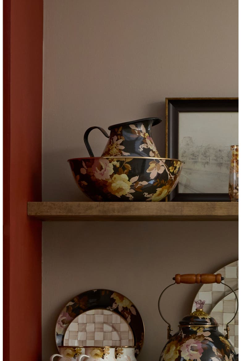 Wild Rose Large Everyday Bowl, Alternate, color, BROWN