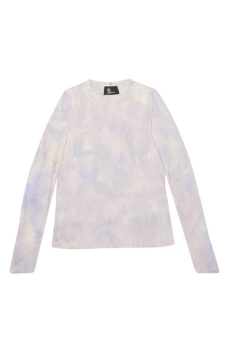Moncler Grenoble Tie Dye Long Sleeve Top, Alternate, color, 