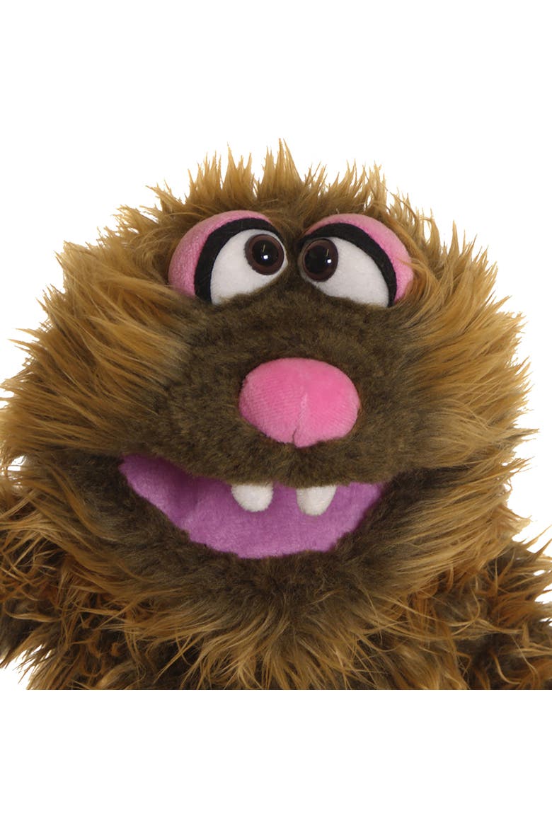 Fran The Brown Friendly Monster 12 Inch Hand Puppet, Alternate, color, Brown