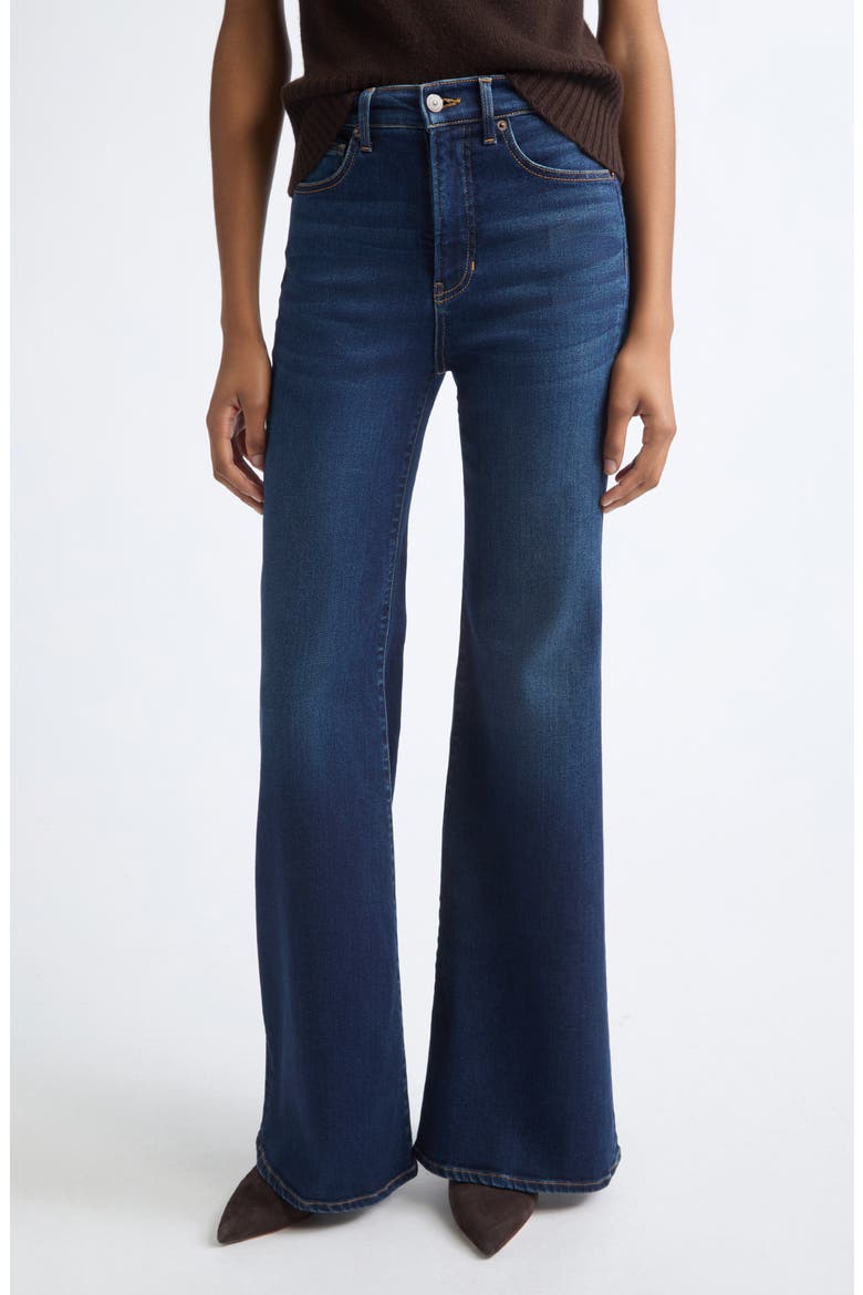 Joplin High Waist Wide Flare Jeans, Main, color, RIPTIDE