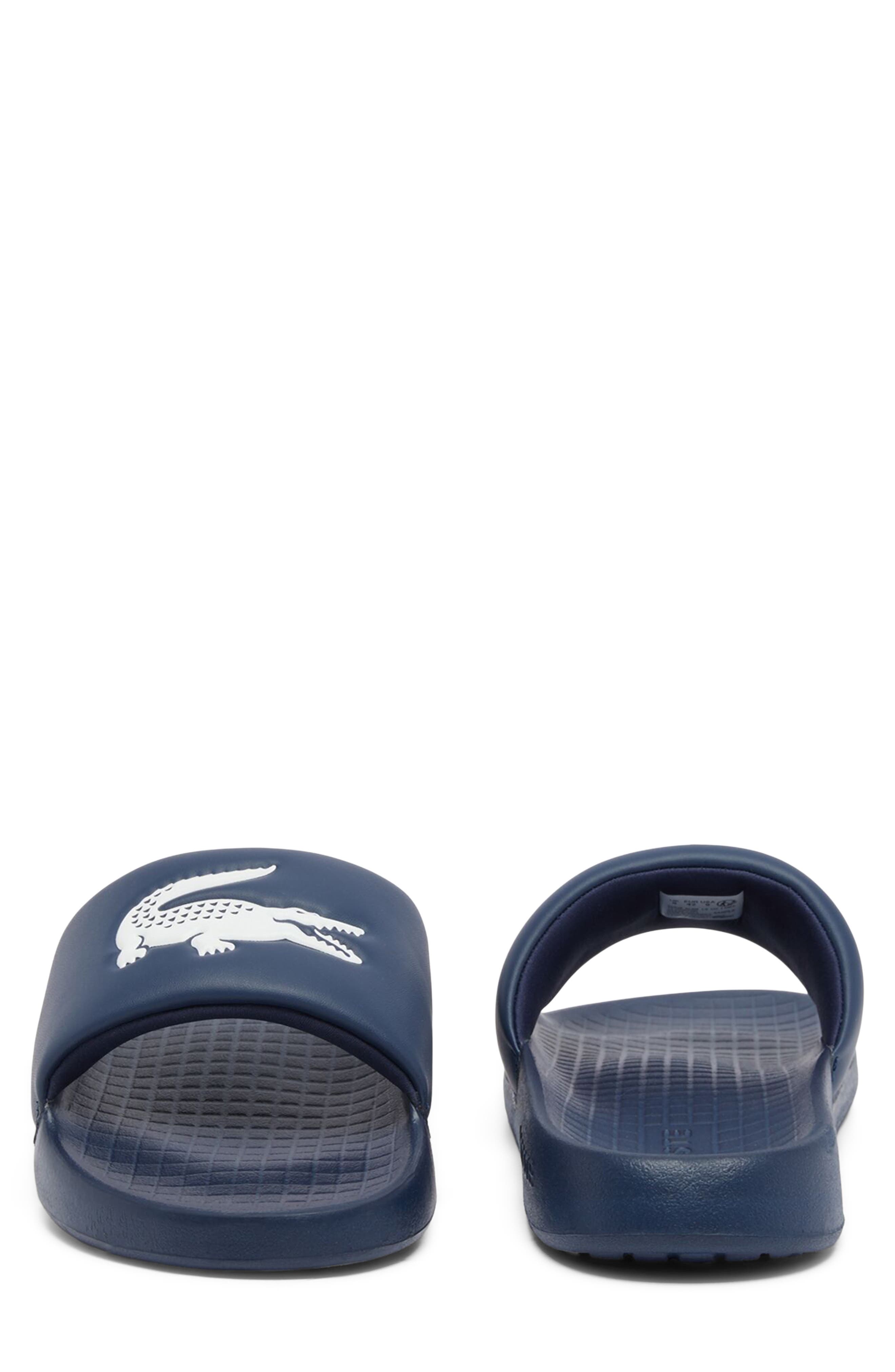 Serve Slide Sandal, Alternate, color, NAVY/ WHITE