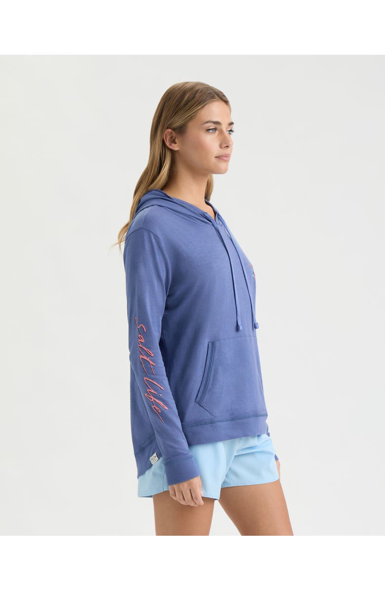 Salt Life Honu Hoodie, Alternate, color, Indigo