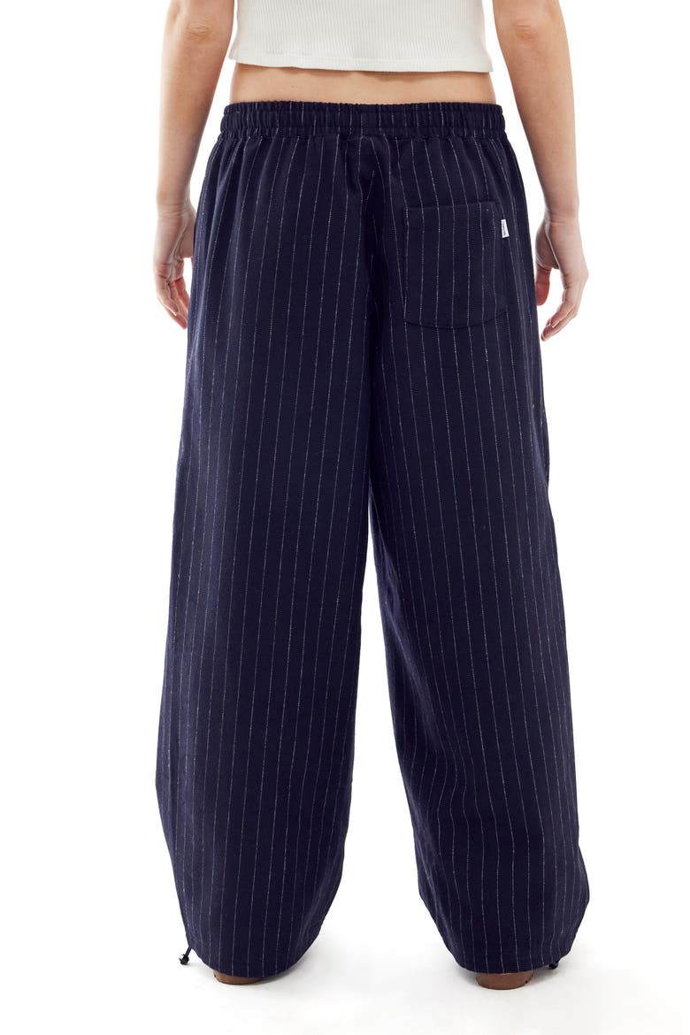 Iets Frans Knox Pinstripe Pull-On Wide Leg Pants (Women