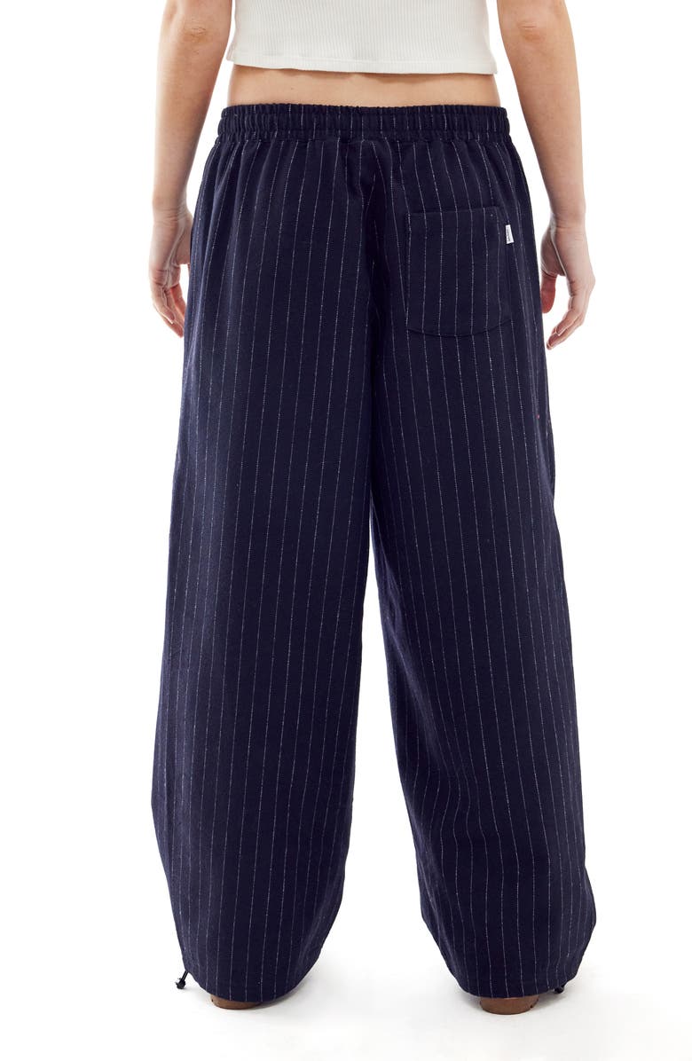 Iets Frans Knox Pinstripe Pull-On Wide Leg Pants, Alternate, color, 