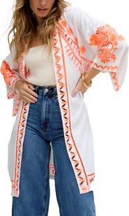 Raffya Lupe Edge To Edge Embroidered