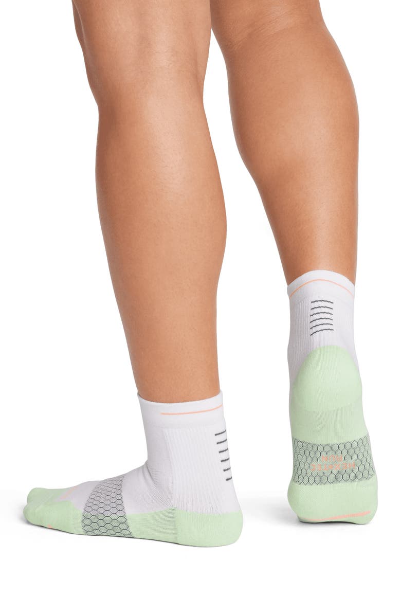 Bombas Colorblock Running Quarter Socks, Alternate, color,