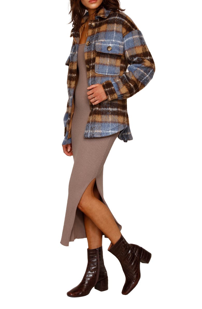 Heartloom Amalia Plaid Shirt Jacket, Alternate, color,