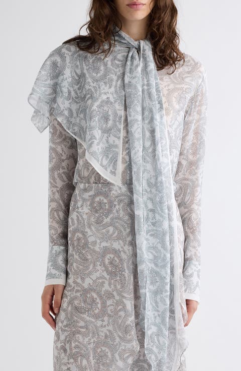 Senelle Paisley Silk Shirt