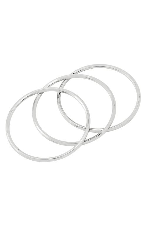 Allsaints Set Of 3 Bangle Bracelets