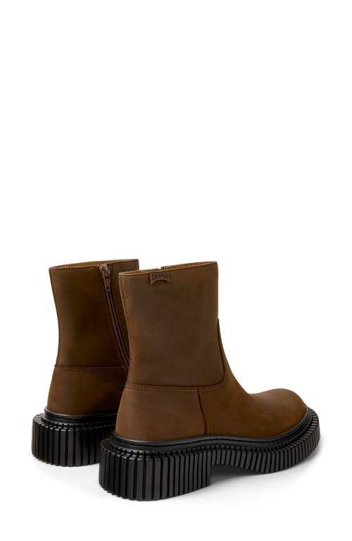 Camper Pix Berlin Zip Boot In Brown