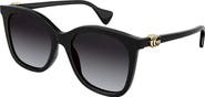 Gucci 55mm Cat Eye Sunglasses