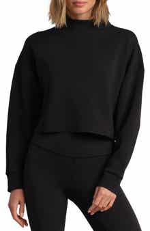DreamGlow Mock Neck Crop Sweatshirt