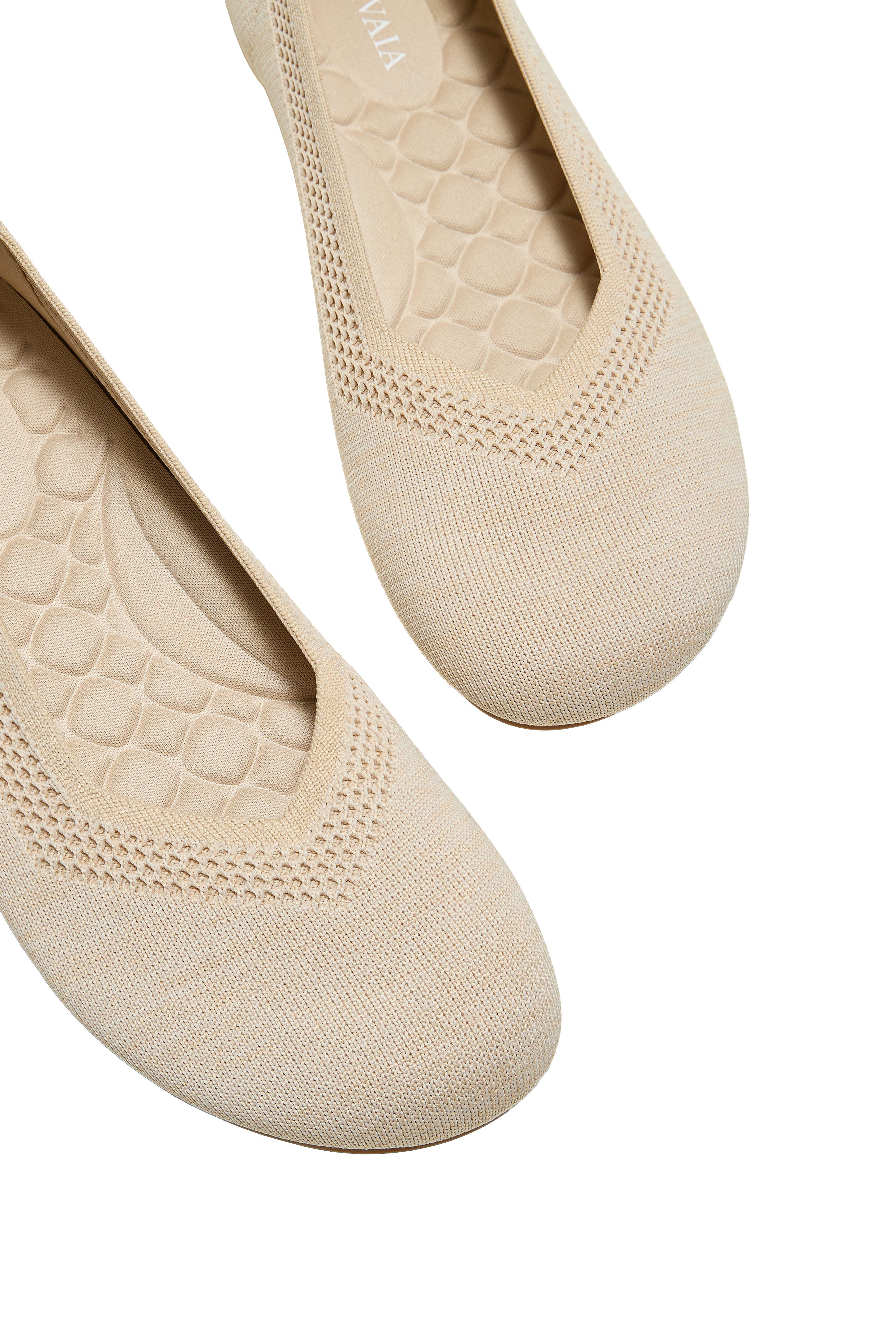 Tila Wide Toe Box Flats, Alternate, color, YELLOW APRICOT