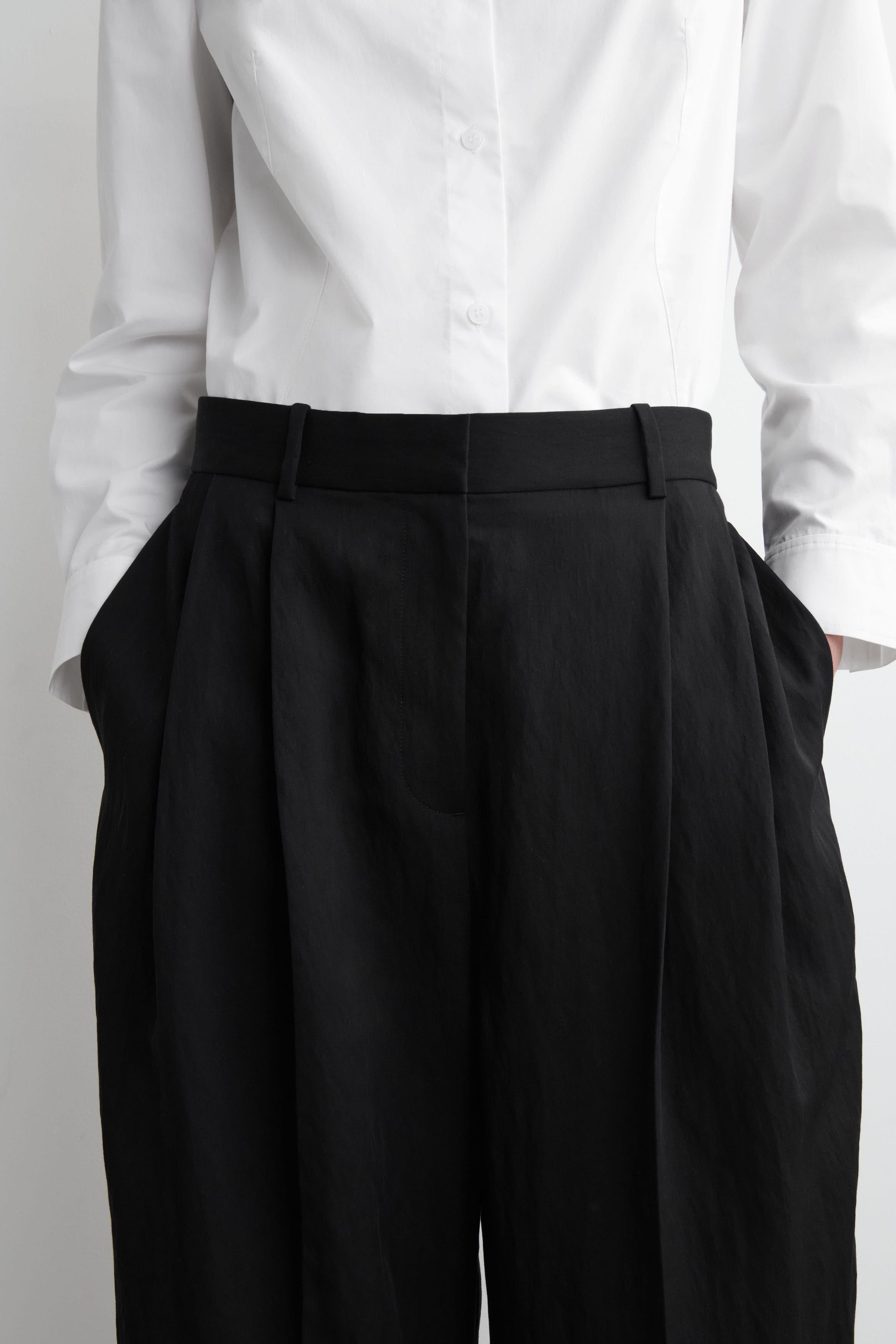 Relaxed Fluid Wide-Leg Pants - image 2