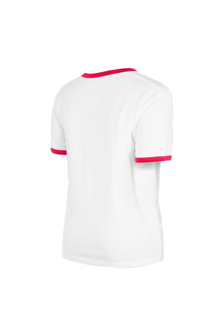 Women's New Era White St. Louis Cardinals Oversized Ringer T-Shirt, Alternate, color, White