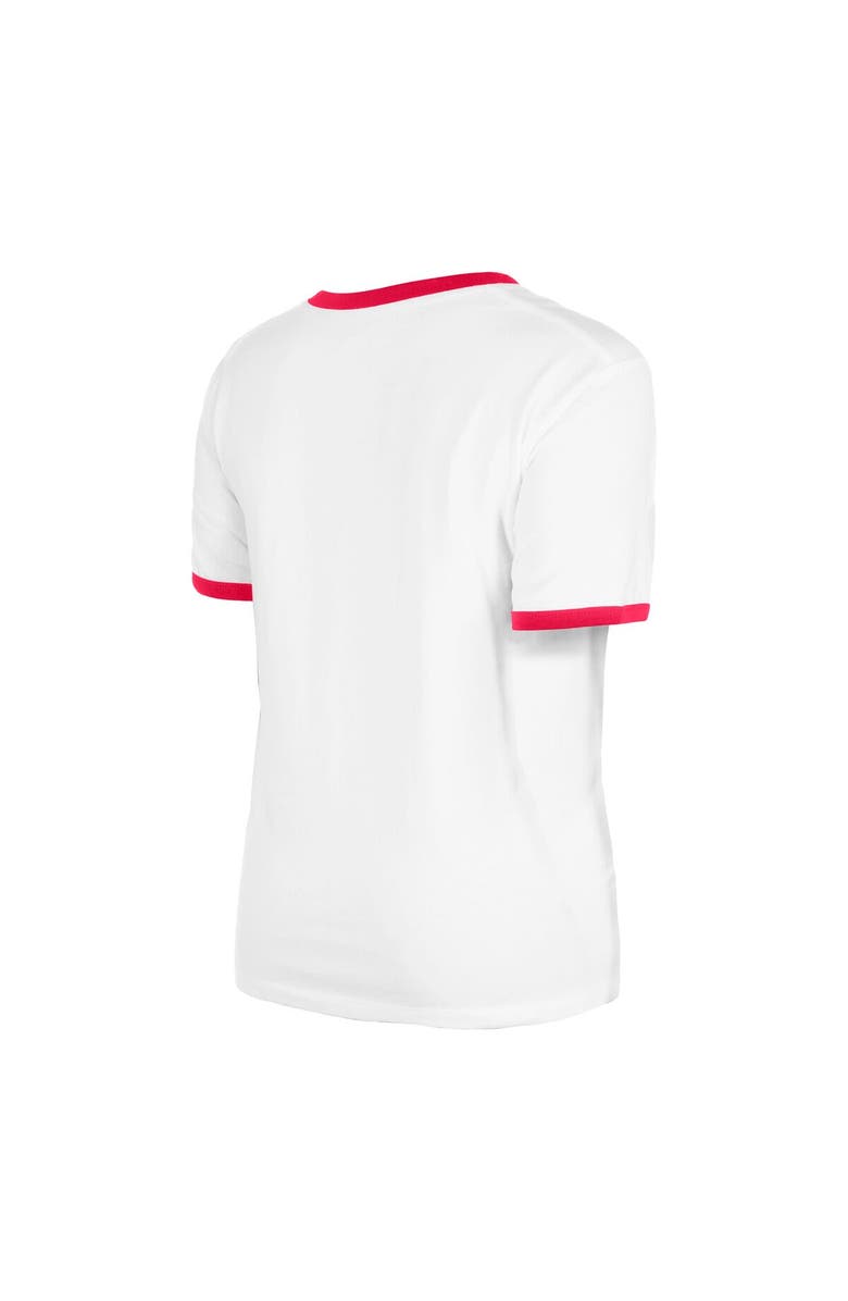 New Era Women's New Era White St. Louis Cardinals Oversized Ringer T-Shirt, Alternate, color, White