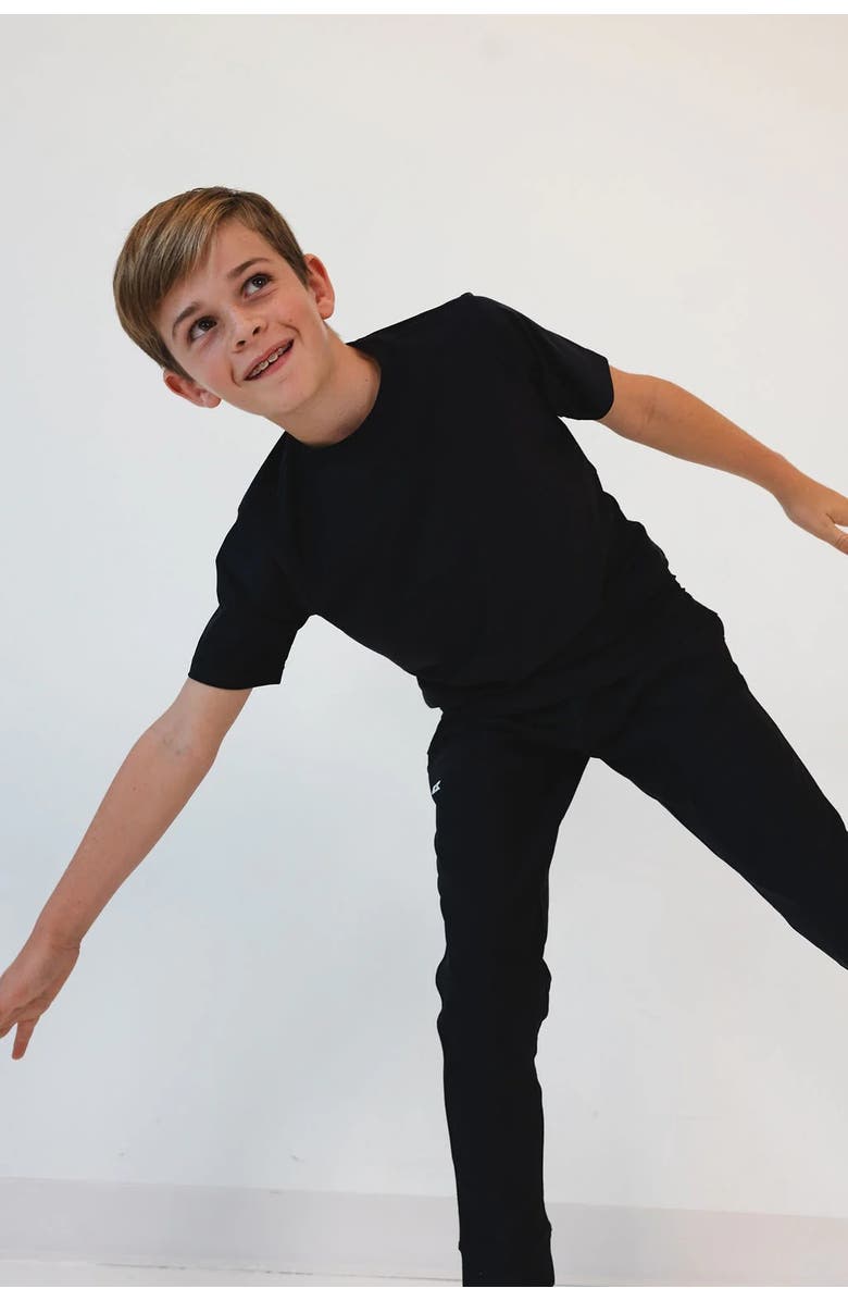 Courtside Kids Boys Warm-Up Jogger Pant, Alternate, color, Black