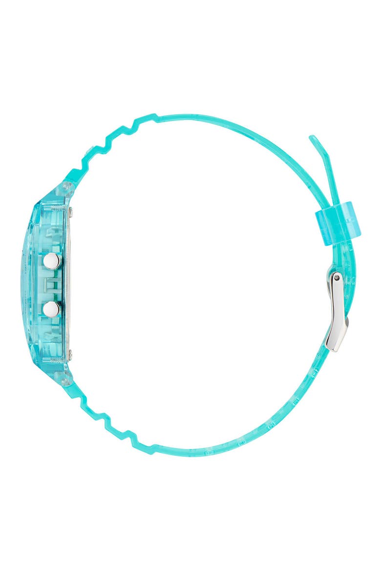 AO Street Translucent Resin Strap Watch, Alternate, color, BLUE