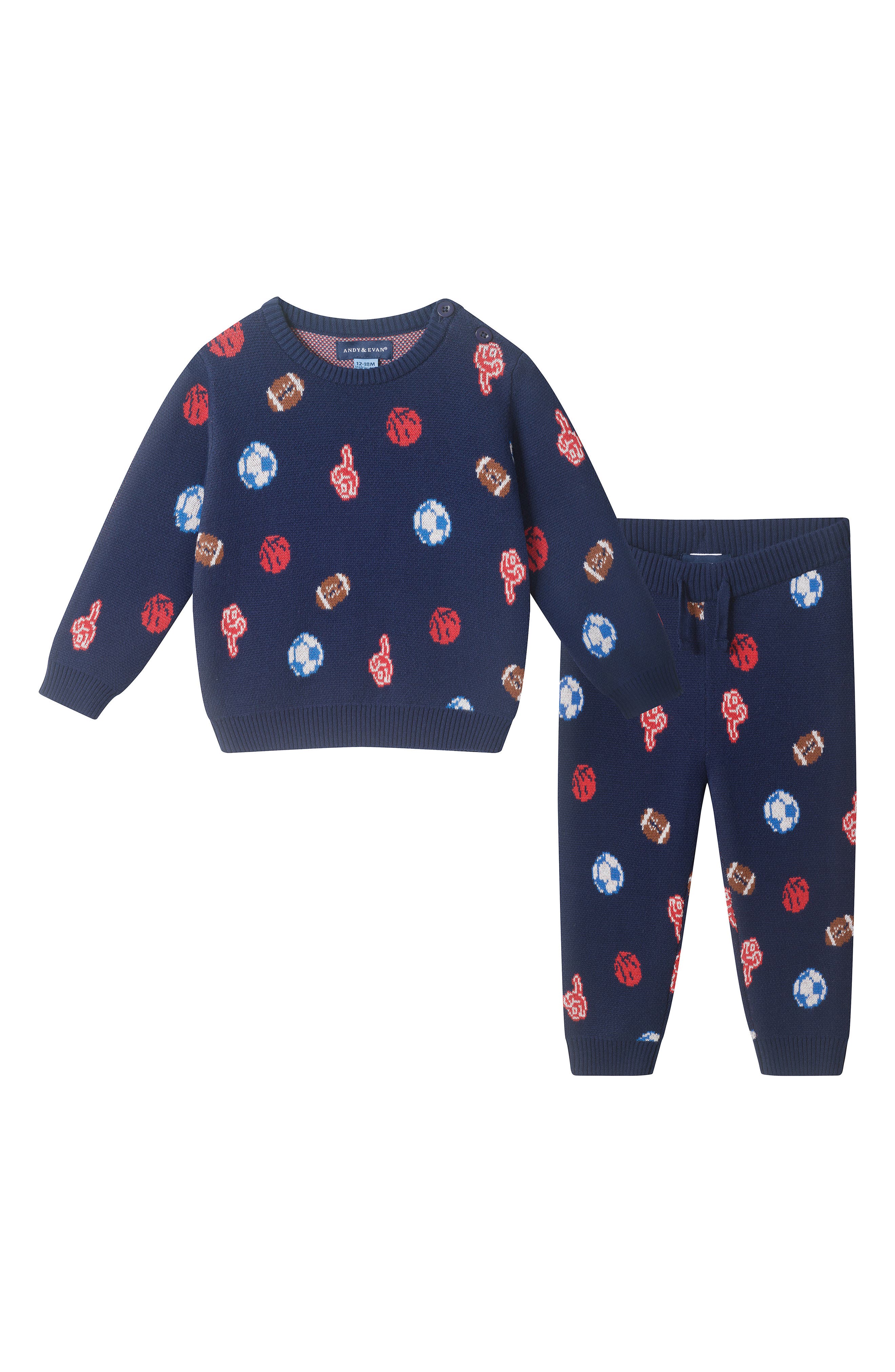 Kids' 2-Piece Sports Sweater & Joggers Set