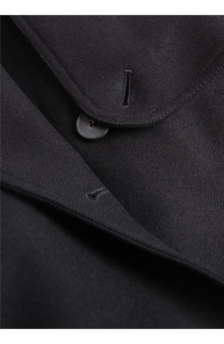 & Other Stories Double Breasted Wool Blend Trench Coat, Alternate, color,