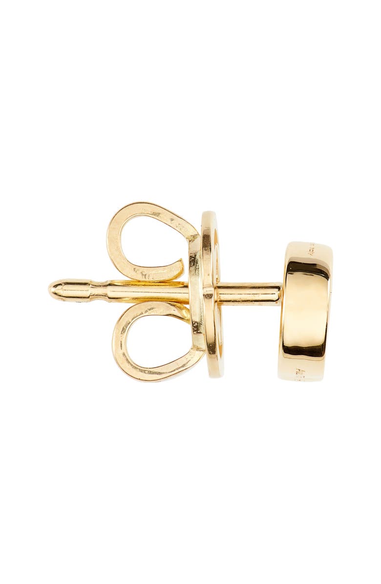Gucci Interlocking-G Stud Earrings, Alternate, color, 18K Yellow Gold