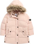 Sam Edelman Kids' Expedition Parka with Faux Fur Trim