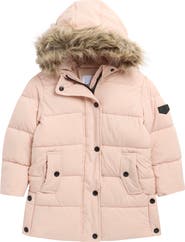 Sam Edelman Kids' Expedition Parka with Faux Fur Trim