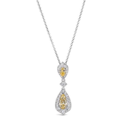 Anita Double Tear Drop Pendant